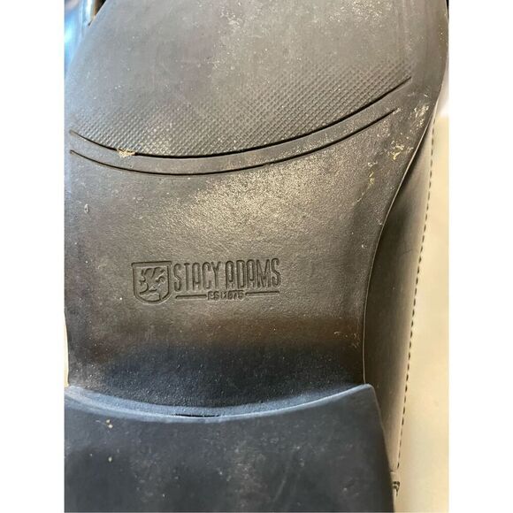 Stacy Adams Young Mans Leather Dress Shoes size 4 M - Picture 8 of 9